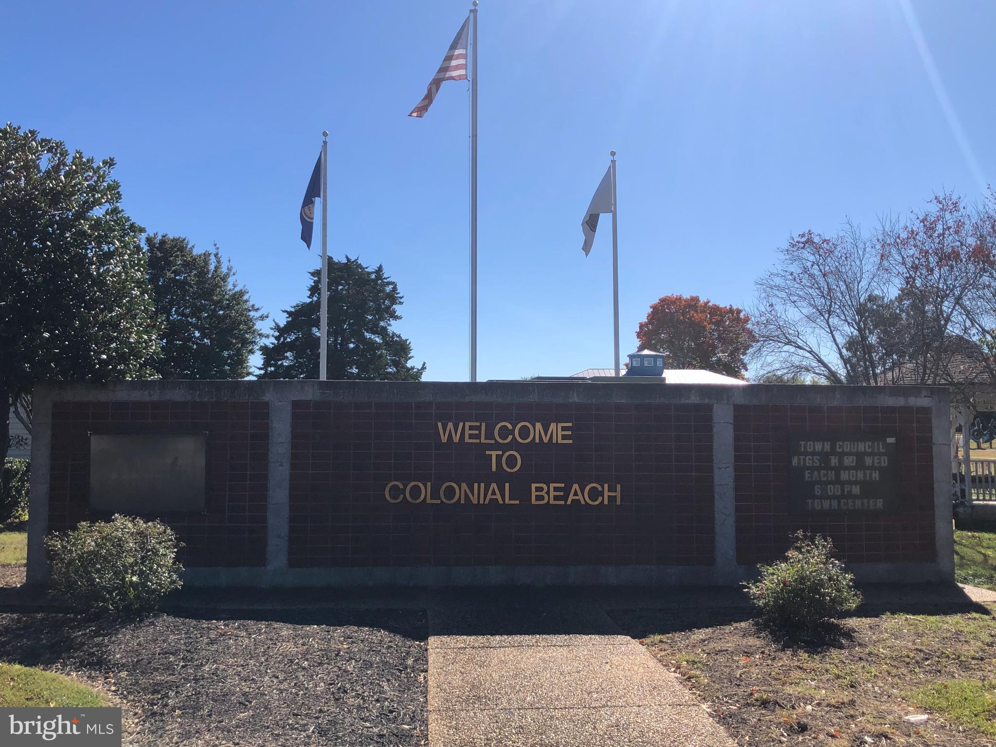 88 Brooks Drive Colonial Beach, VA 22443 - Photo 35 of 36 a sign on the side of a building