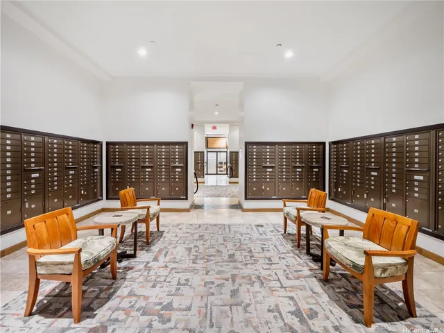 a front view of a building