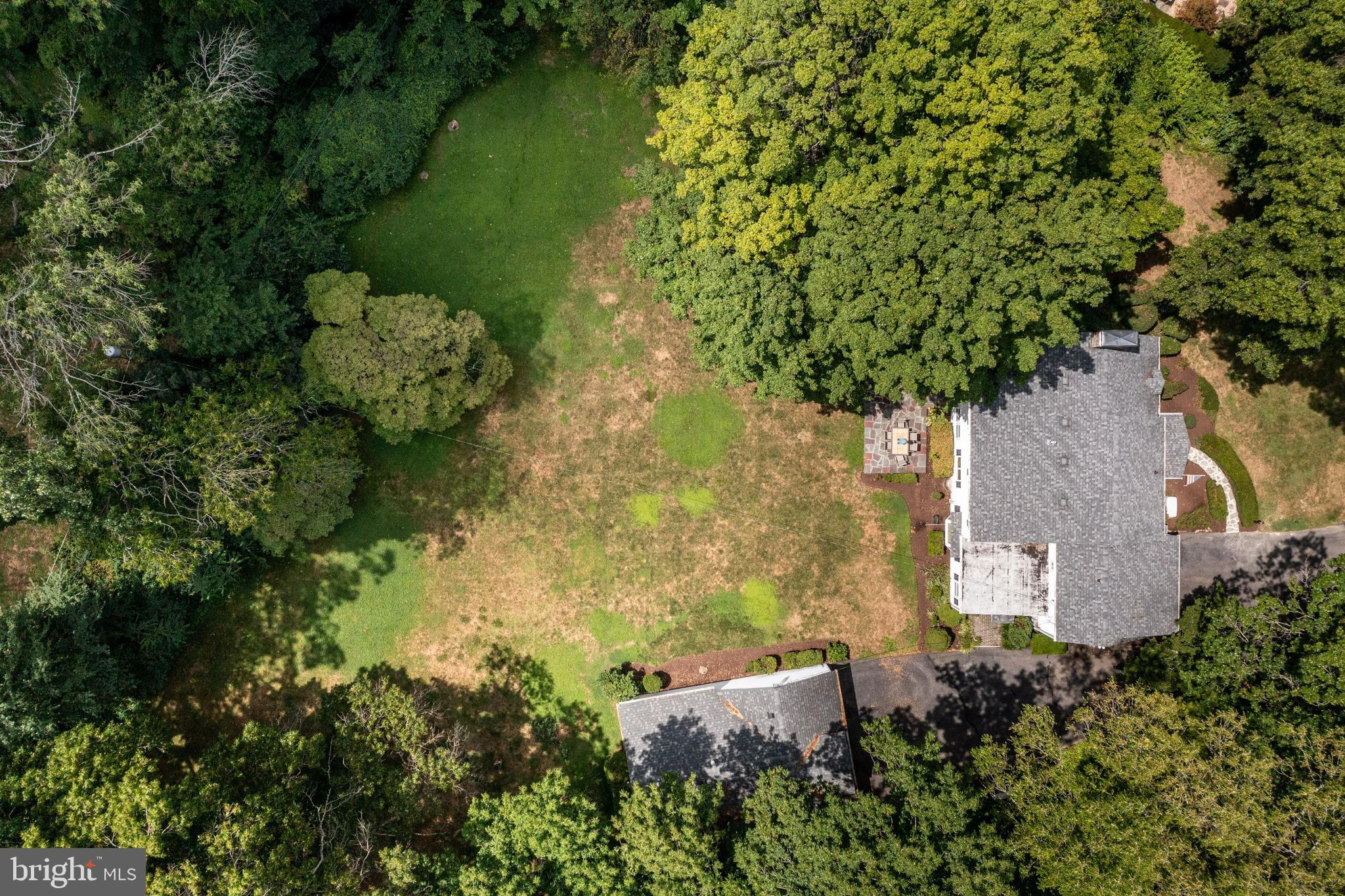 28 Brookside Road Wallingford, PA 19086 - Photo 48 of 49 Aerial view of rear yard