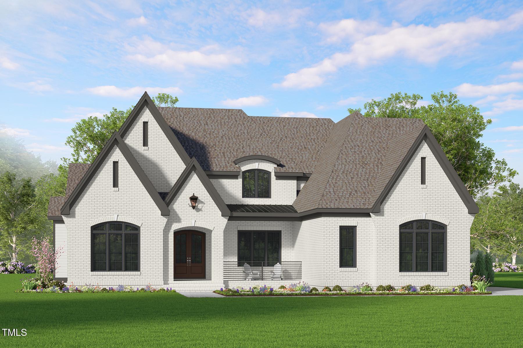 a front view of house with yard