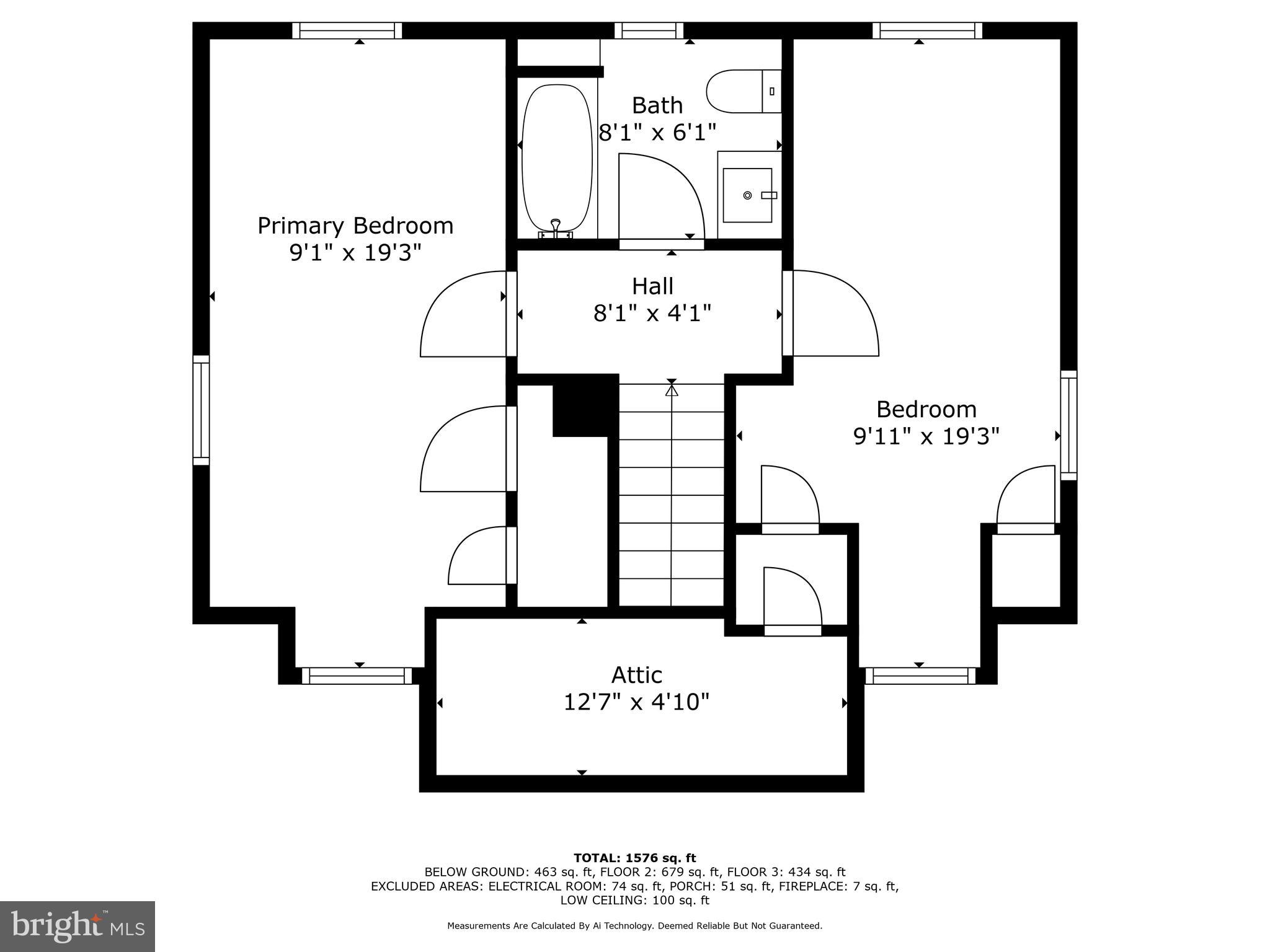 67 Cinder Road Lutherville-Timonium, MD 21093 - Photo 47 of 47 Upstairs floor plan