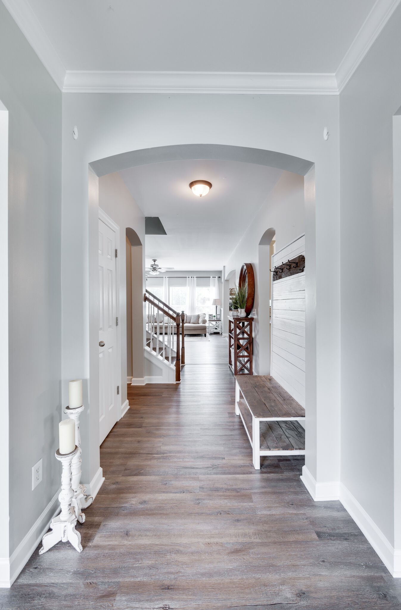 2047 Belshire Way Spring Hill, TN 37174 - Photo 13 of 54 a view of livingroom with hardwood floor and furniture