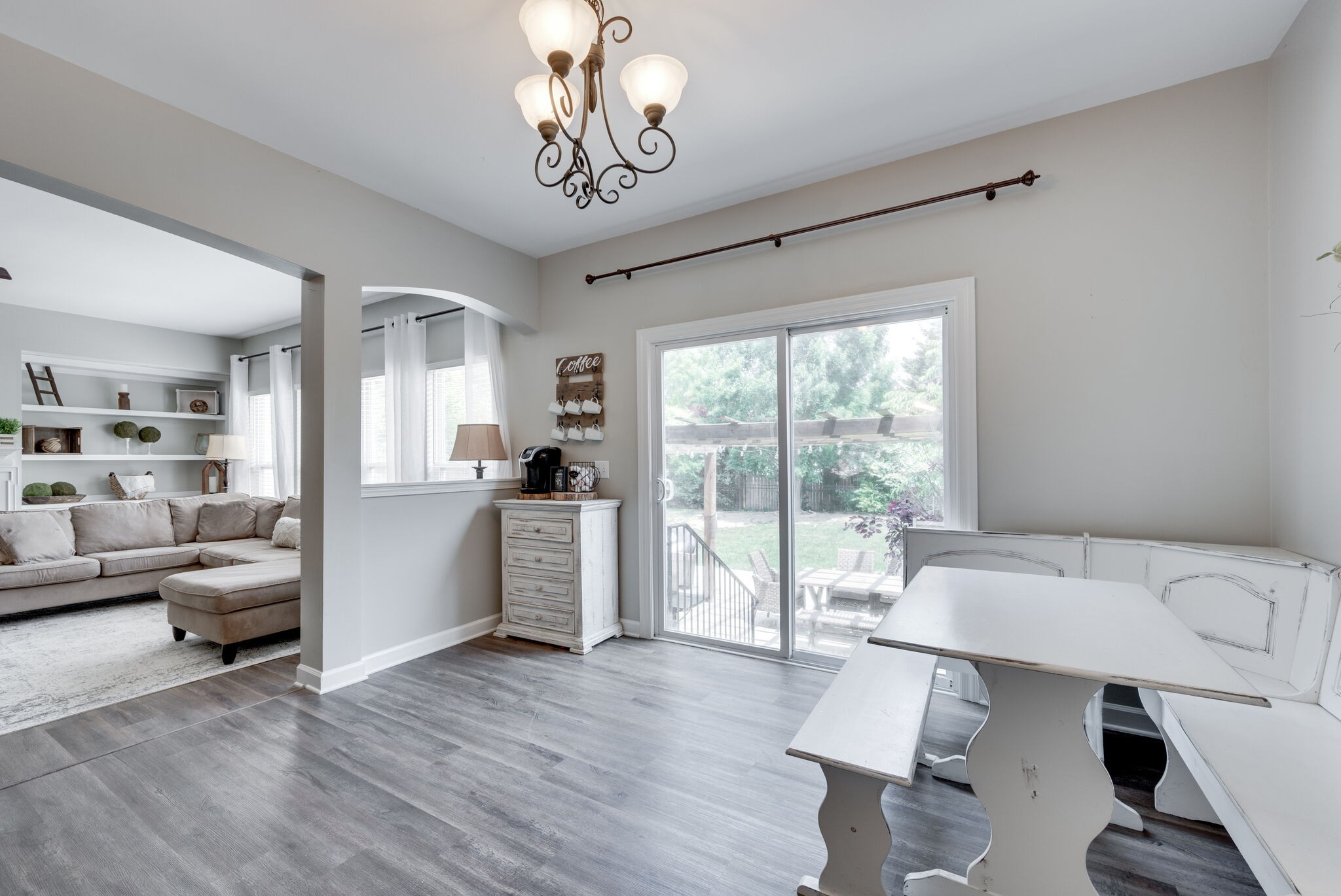 2047 Belshire Way Spring Hill, TN 37174 - Photo 21 of 54 a view of a livingroom with furniture window and wooden floor