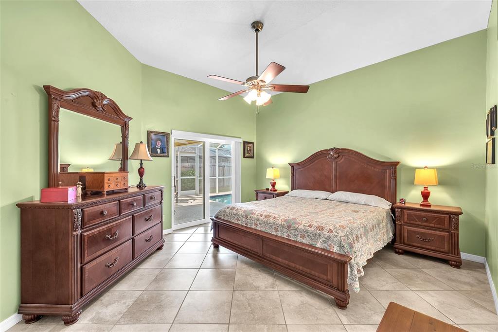 1730 Westerly Drive Brandon, FL 33511 - Photo 18 of 30 Primary Bedroom with Sliders to Lanai