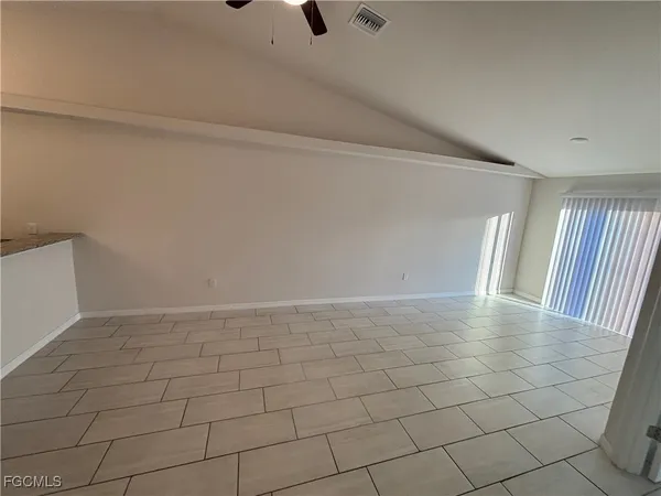 a view of an empty room