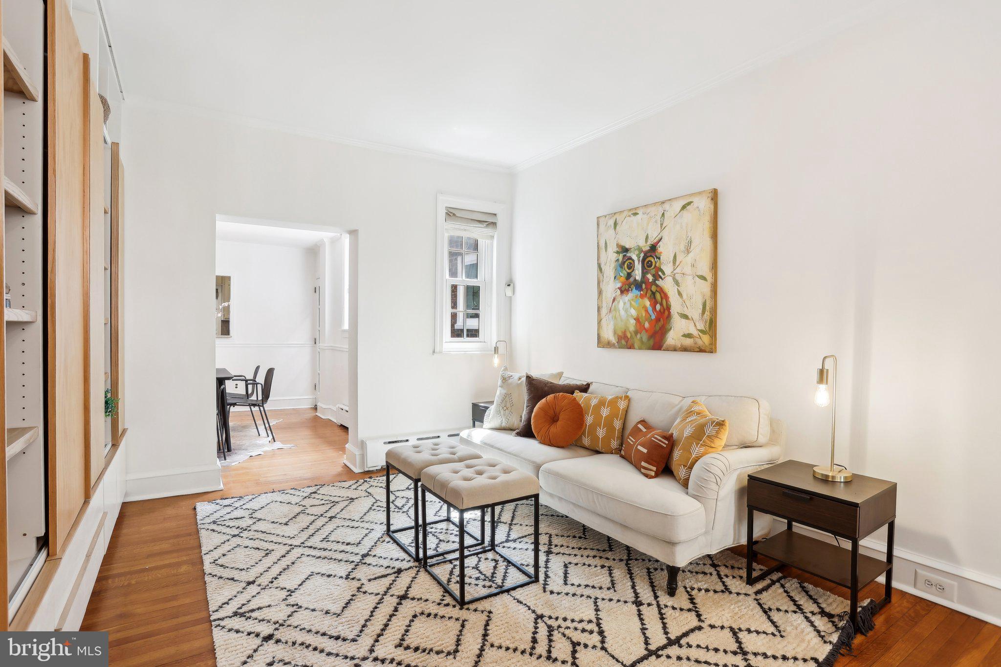 321 South Smedley Street Philadelphia, PA 19103 - Photo 5 of 39 a living room with furniture and wooden floor