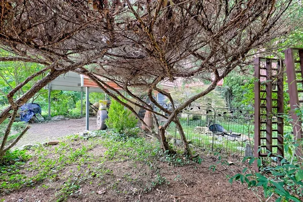a view of an chairs and tables in the deck