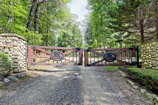 a view of a lake with outdoor space