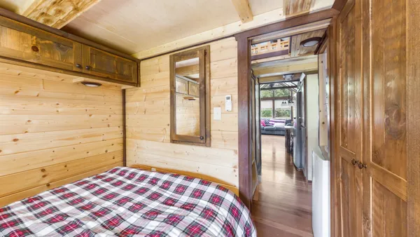 a room with furniture and a window