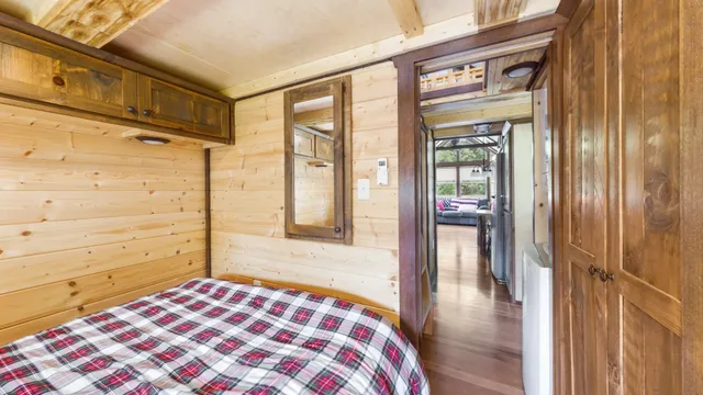 a room with furniture and a window