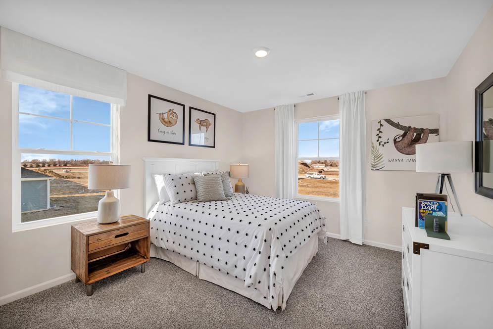 280 Snowdrop Lane Elgin, IL 60124 - Photo 22 of 25 a bedroom with a bed and a couch