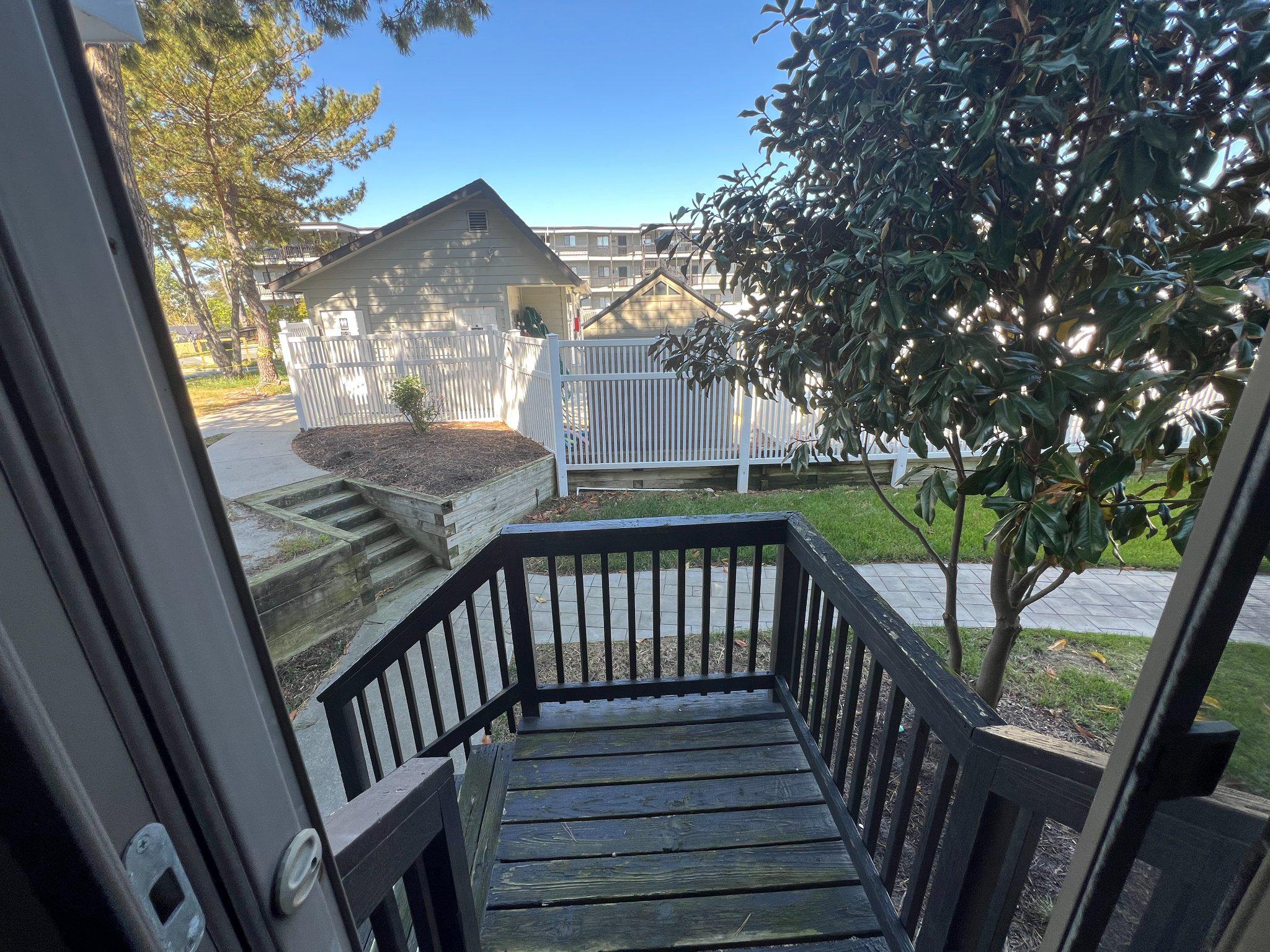 119 Old Landing Road, Unit 102F5 Ocean City, MD 21842 - Photo 19 of 19 Exit off sunroom for easy pool access