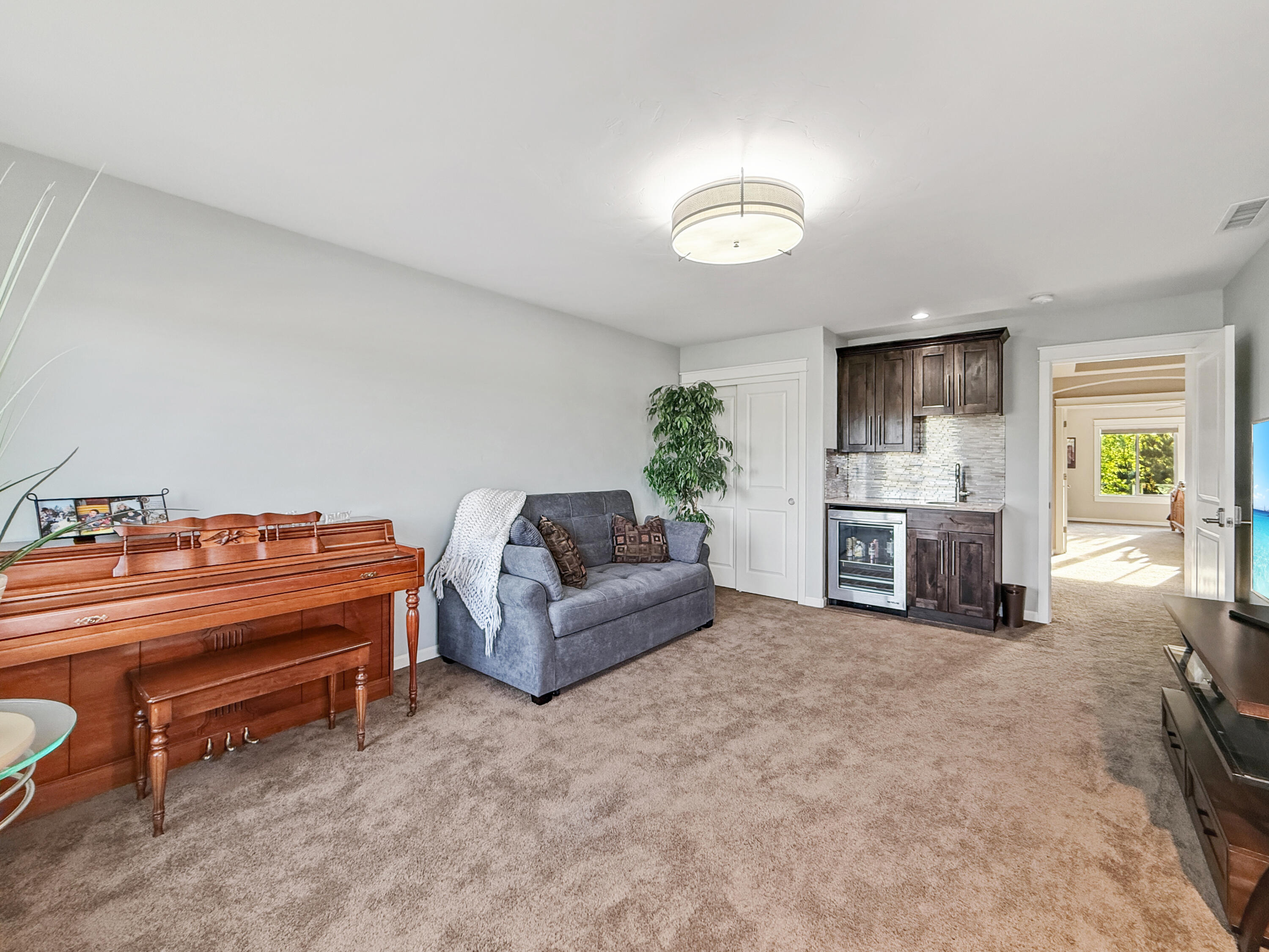 61072 Manhae Loop Bend, OR 97702 - Photo 30 of 63 a living room with furniture and a fireplace