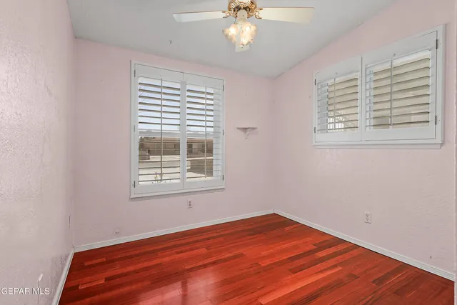 wooden floor in an empty room