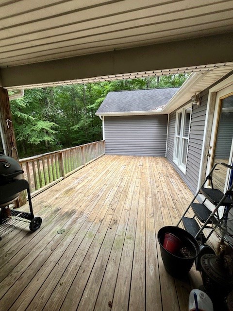 2369 Hoody Hudson Road Cataula, GA 31804 - Photo 11 of 12 a view of backyard with wooden floor and seating space
