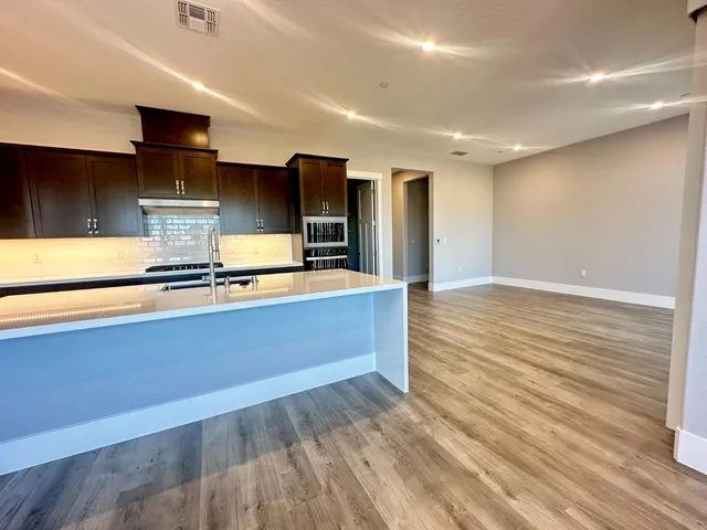 a house view with a outdoor space