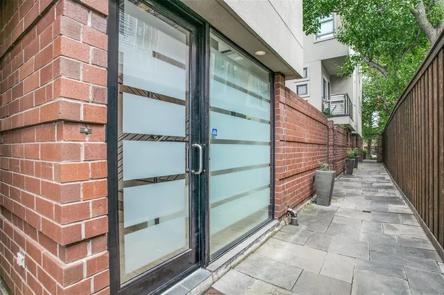 a backyard of a house