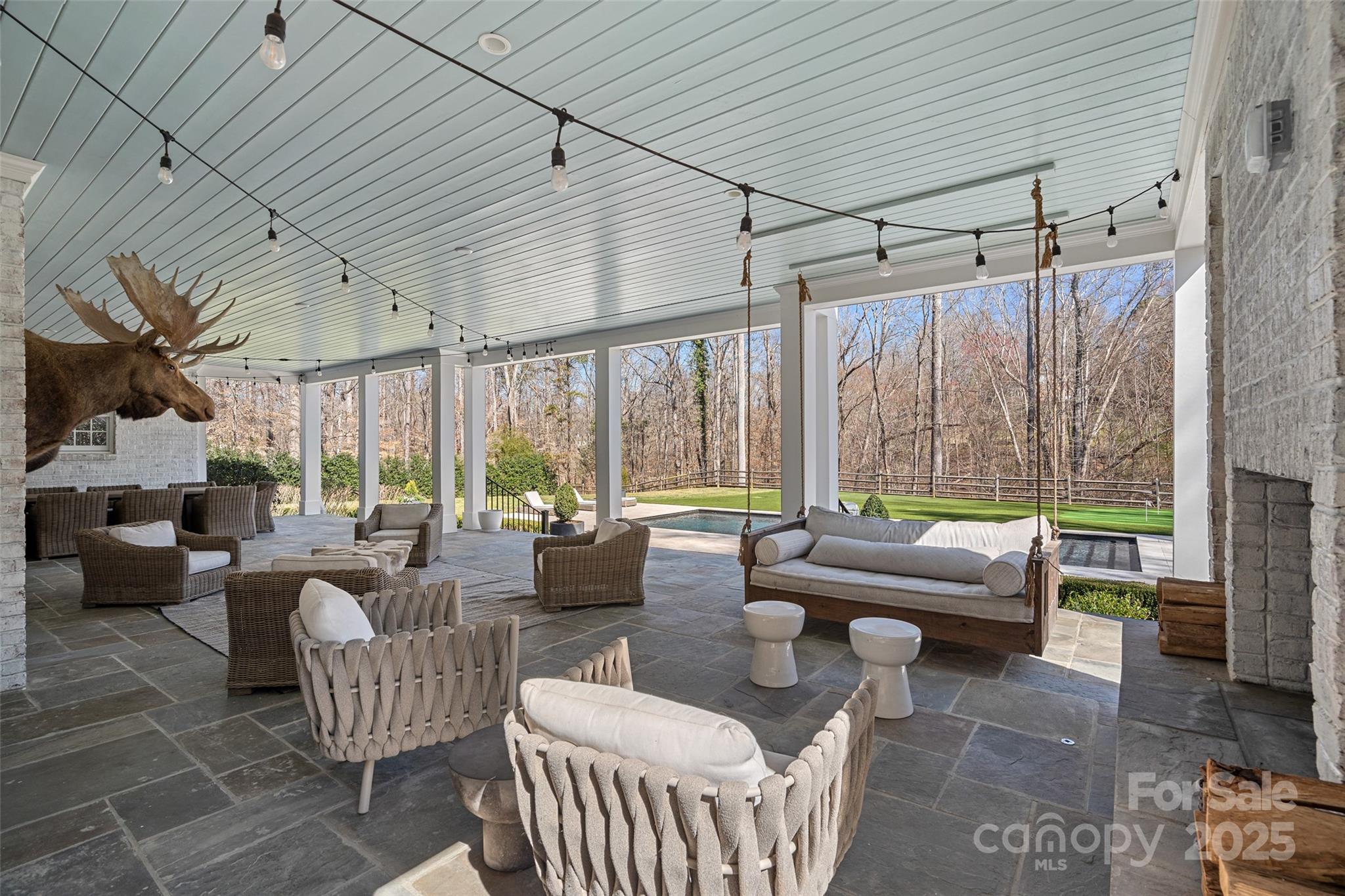 3212 Lazy Branch Road Charlotte, NC 28270 - Photo 23 of 47 a living room with furniture and a large window