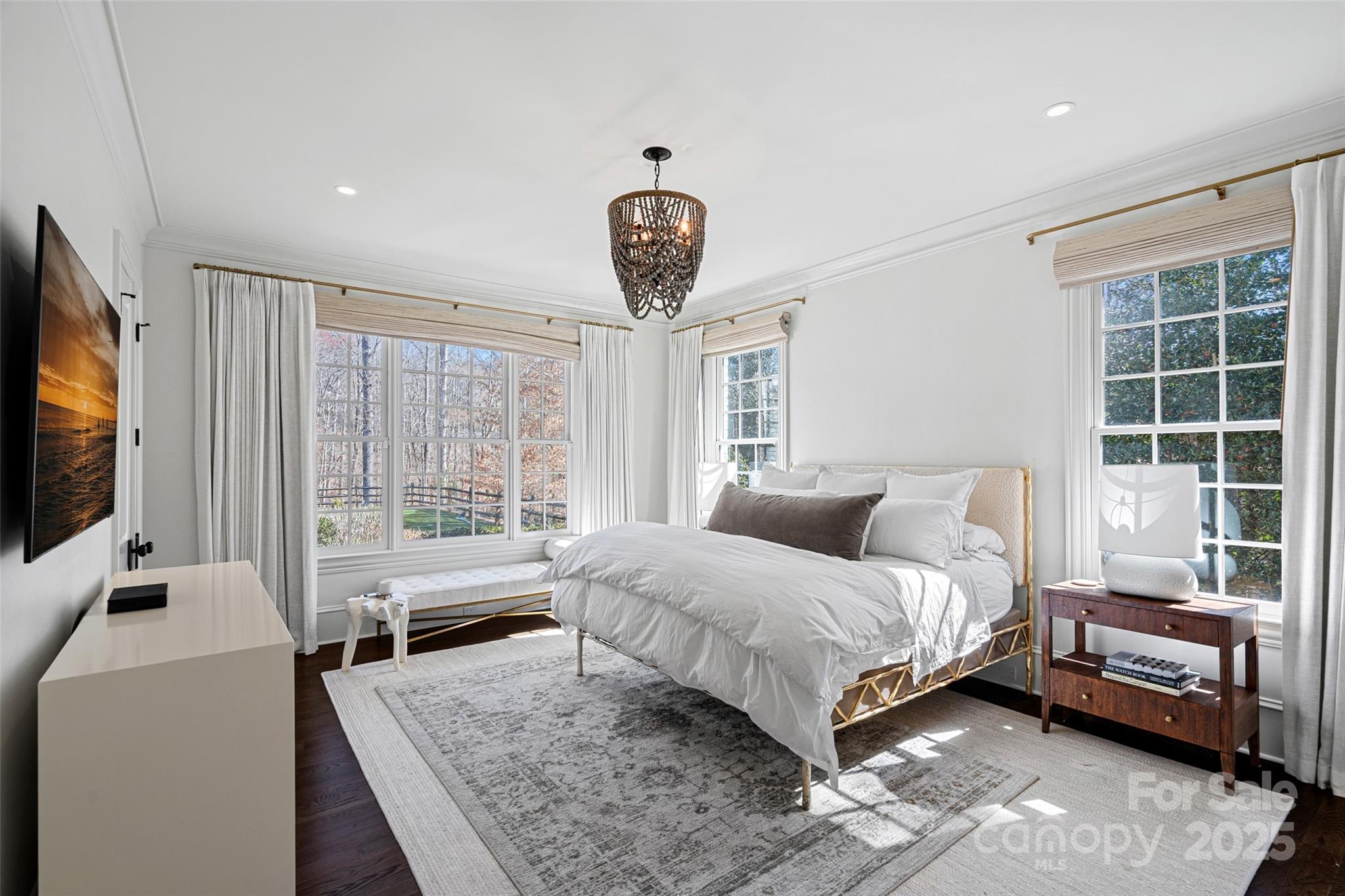 3212 Lazy Branch Road Charlotte, NC 28270 - Photo 25 of 47 a bedroom with a bed and a window