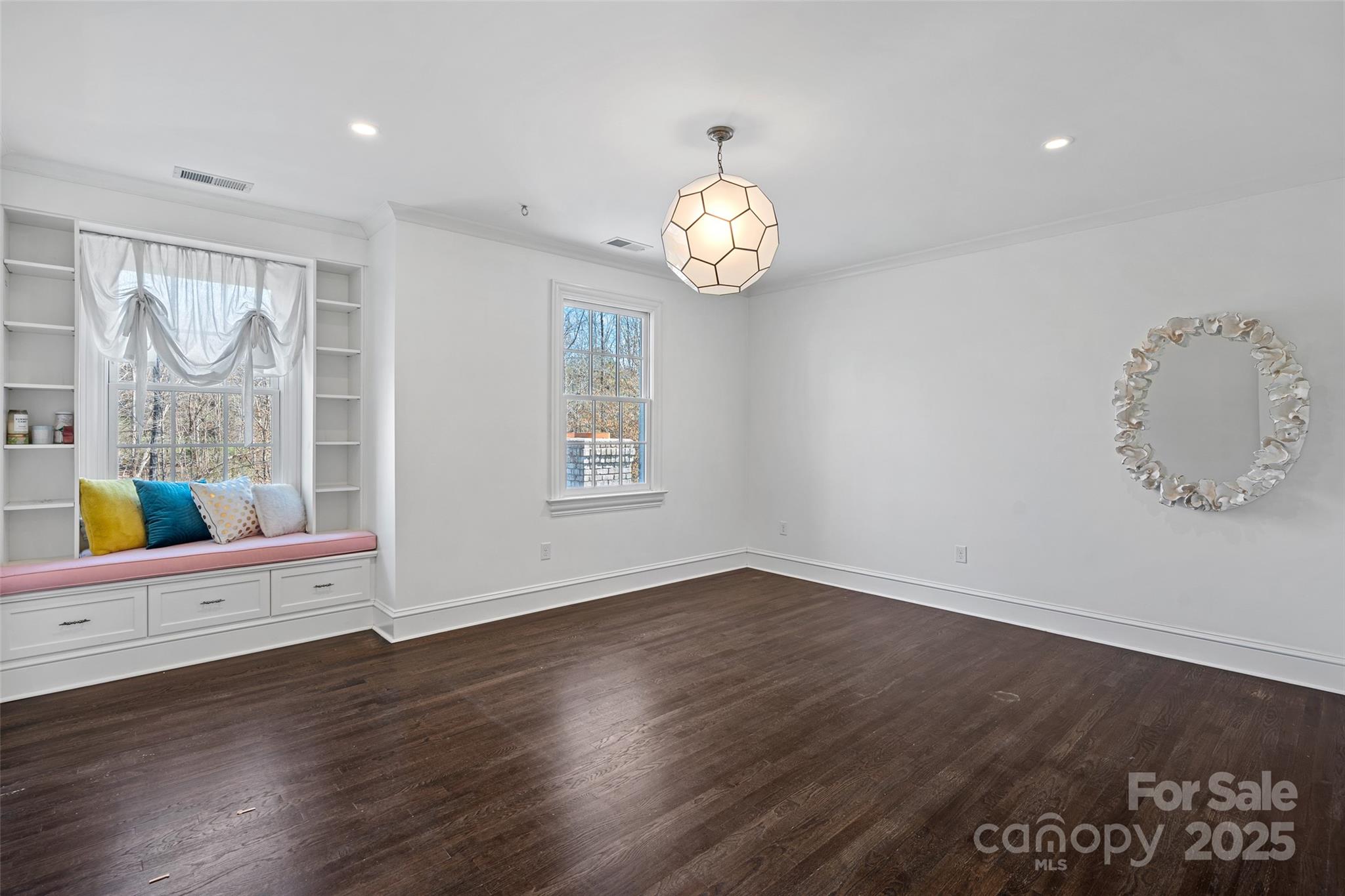 3212 Lazy Branch Road Charlotte, NC 28270 - Photo 35 of 47 an empty room with wooden floor and windows
