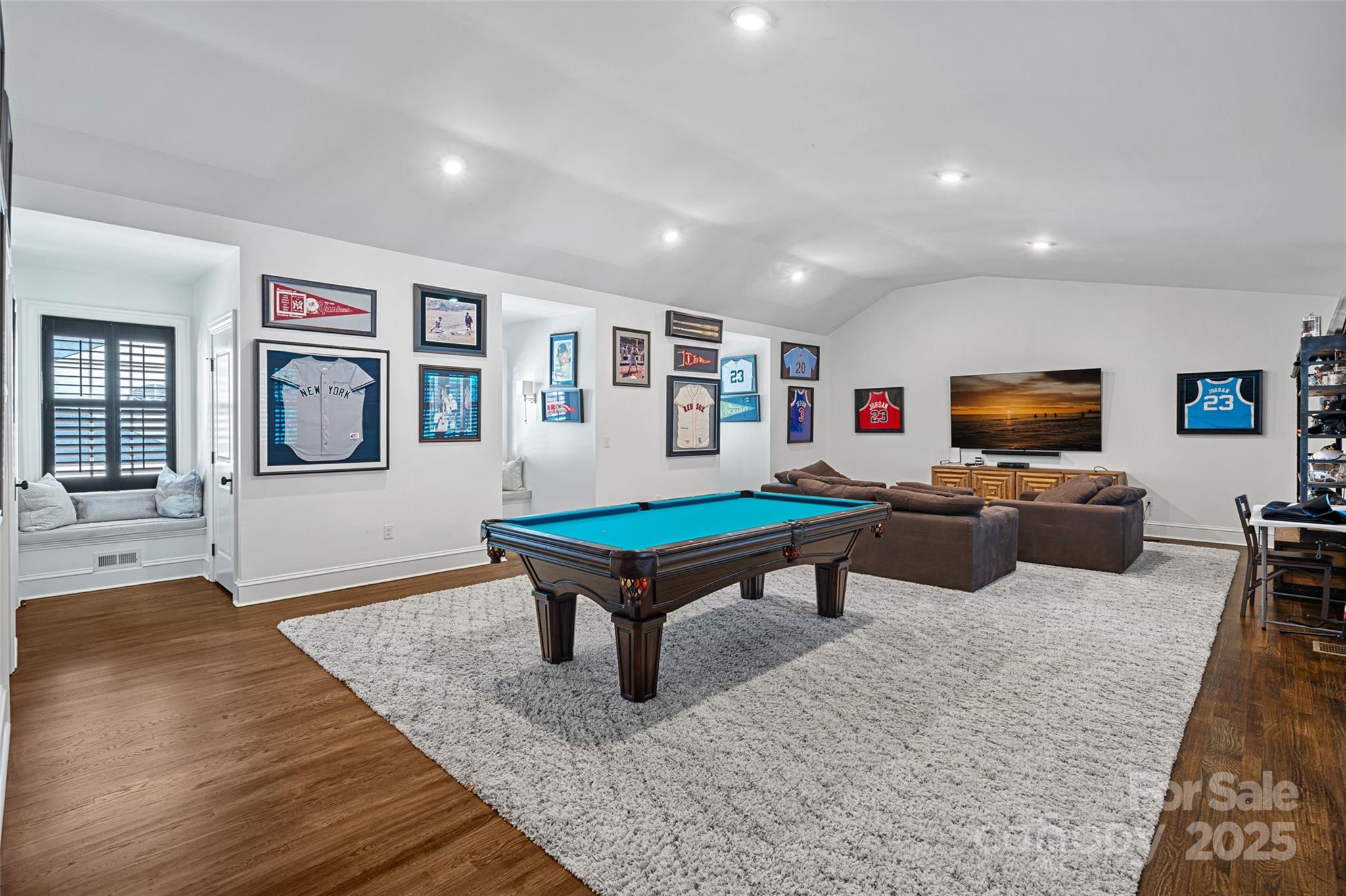 3212 Lazy Branch Road Charlotte, NC 28270 - Photo 40 of 47 a living room with furniture and a flat screen tv