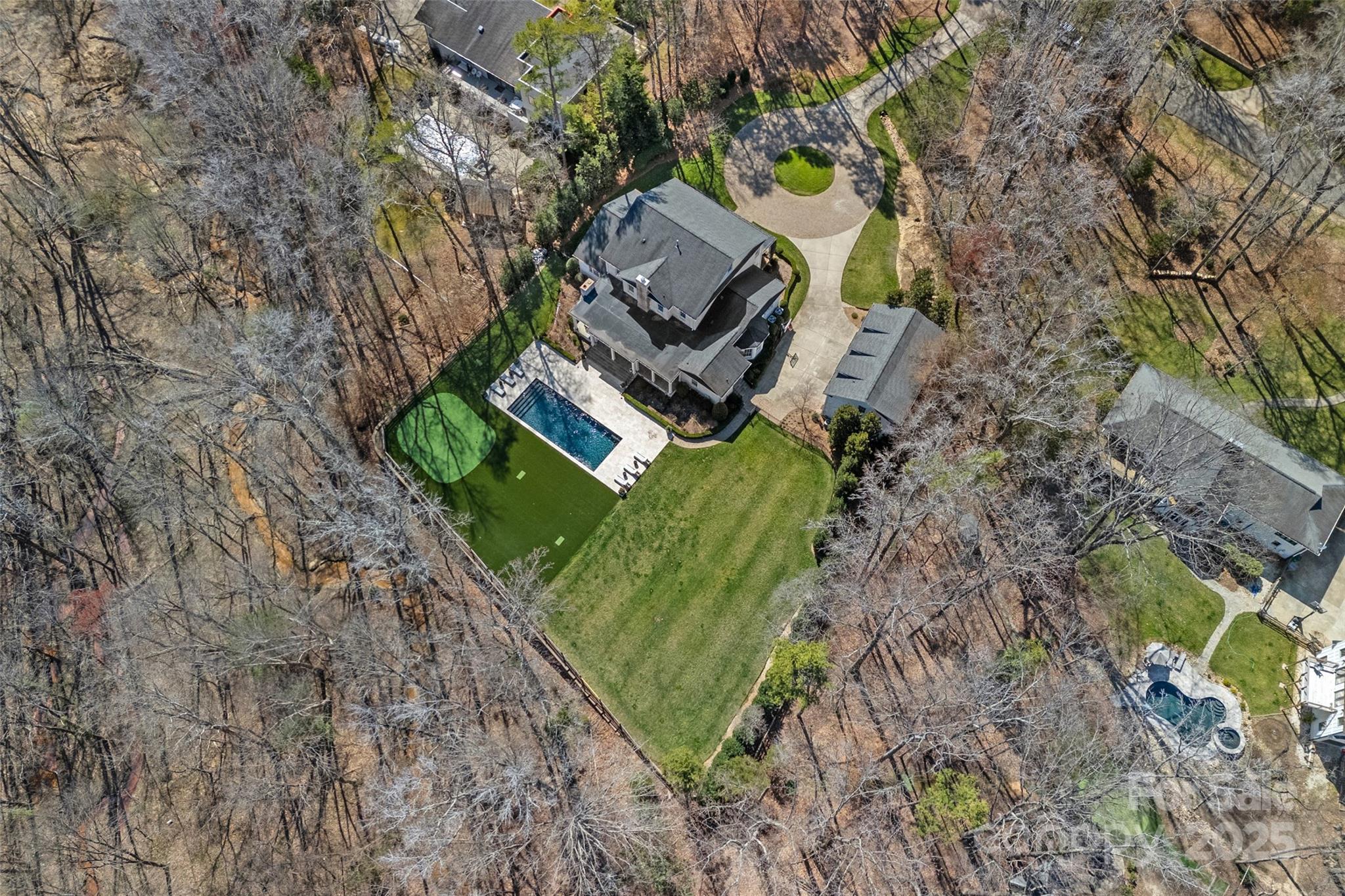 3212 Lazy Branch Road Charlotte, NC 28270 - Photo 45 of 47 a view of a house with a yard