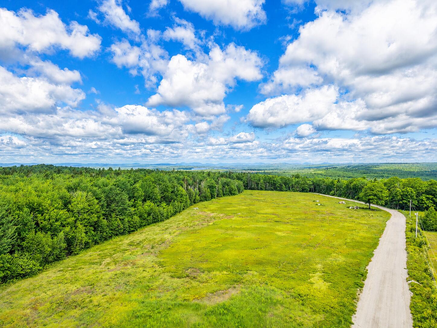 Map13-lot9 Martins Ridge Road Franklin, ME 04634 - Photo 6 of 39 Lot 9 - Drone View
