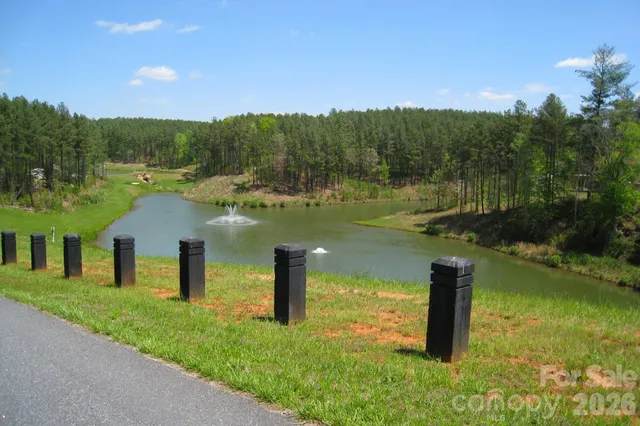 a view of a swimming pool with lounge chair