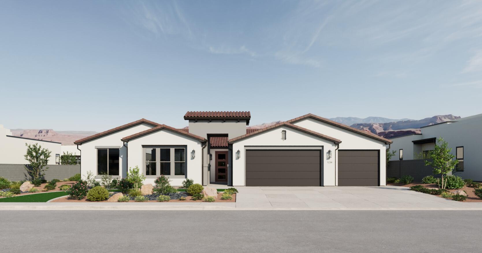 Hera Heights, Unit 104 Hurricane, UT 84737 - Photo 10 of 14 *Rendering* The Atlas II Floorplan - Spanish Color Scheme A Elevation