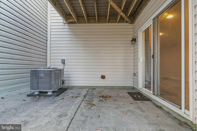 a view of a door of the house