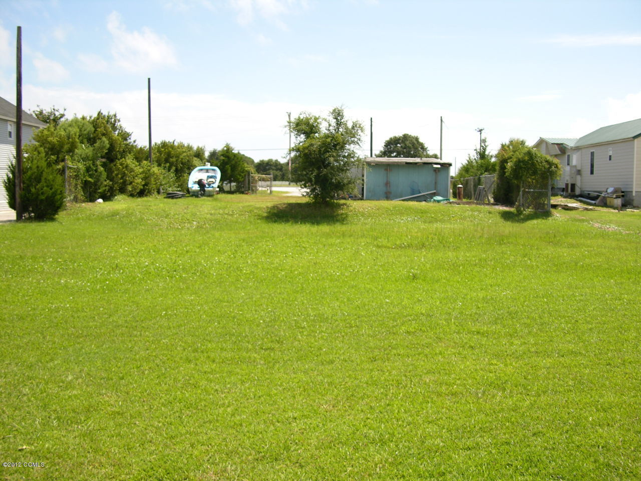 405 Cedar Point Boulevard Swansboro, NC 28584 - Photo 9 of 11 View from rear of lot at water's edge
