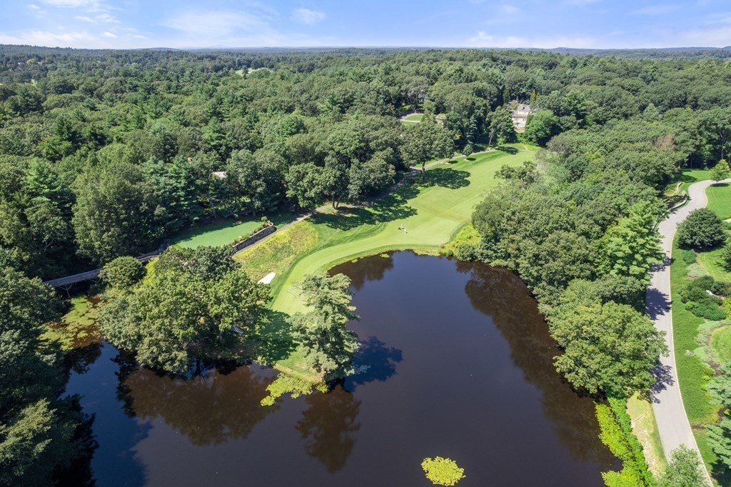 209 Meadowbrook Road Weston, MA 02493 - Photo 6 of 32 an aerial view of a house with a yard and lake view