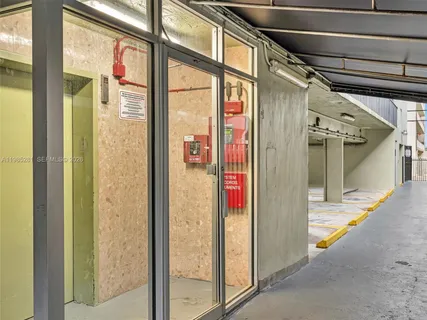 a view of front door