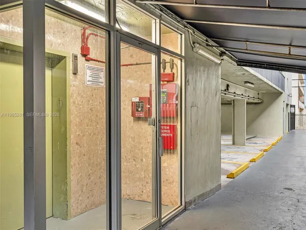 a view of front door