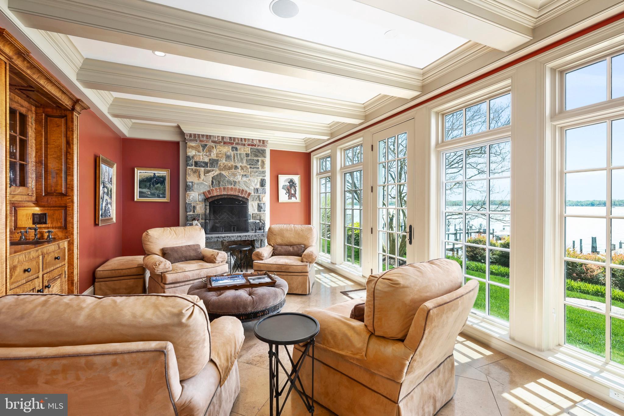 1741 Town Point Road Chesapeake City, MD 21915 - Photo 34 of 69 The Sunroom with view to the water