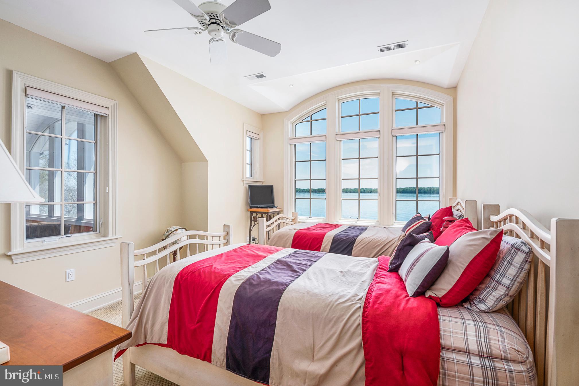 1741 Town Point Road Chesapeake City, MD 21915 - Photo 44 of 69 Bedroom #3 with water view