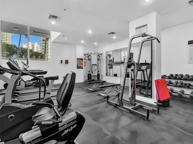 a view of a city with tall buildings