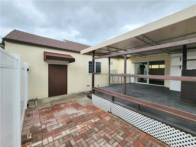 a view of a living room and utility room