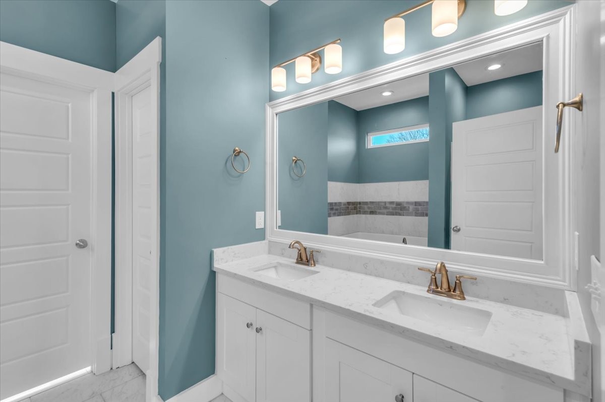 3164 Rucker Road Christiana, TN 37037 - Photo 35 of 67 a bathroom with a sink and a mirror