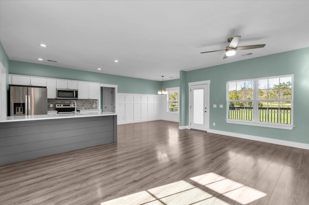 3164 Rucker Road Christiana, TN 37037 - Photo 6 of 67 a view of kitchen with sink and wooden floor