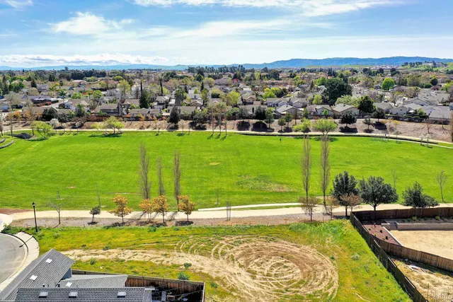 a view of a city with an ocean view