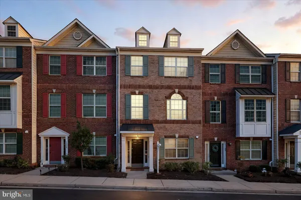 a front view of a residential apartment building