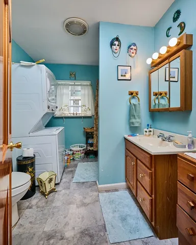 a room with storage and utility