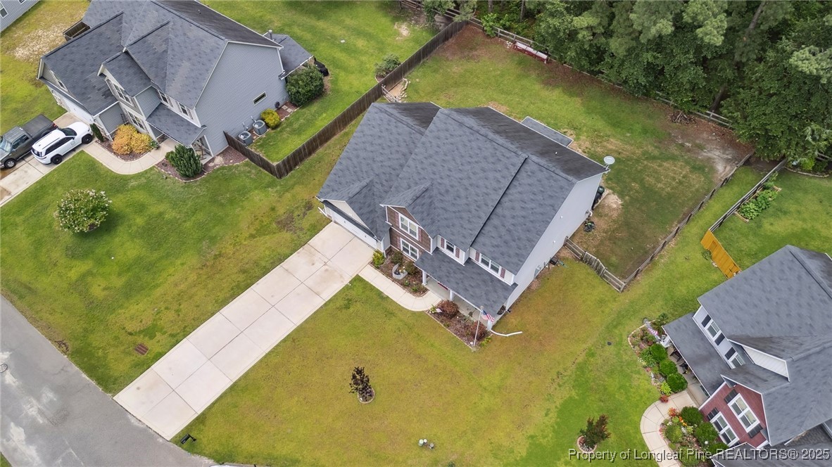 75 Bynum Court Carthage, NC 28327 - Photo 3 of 49 an aerial view of a house with a yard
