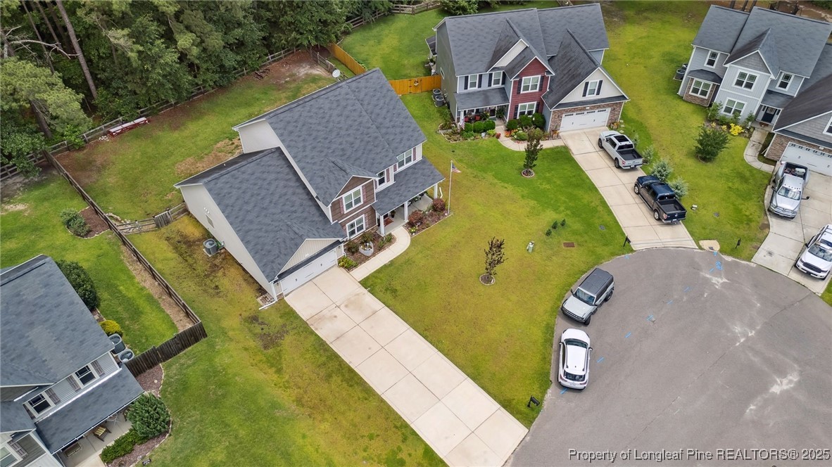 75 Bynum Court Carthage, NC 28327 - Photo 4 of 49 an aerial view of a house with swimming pool