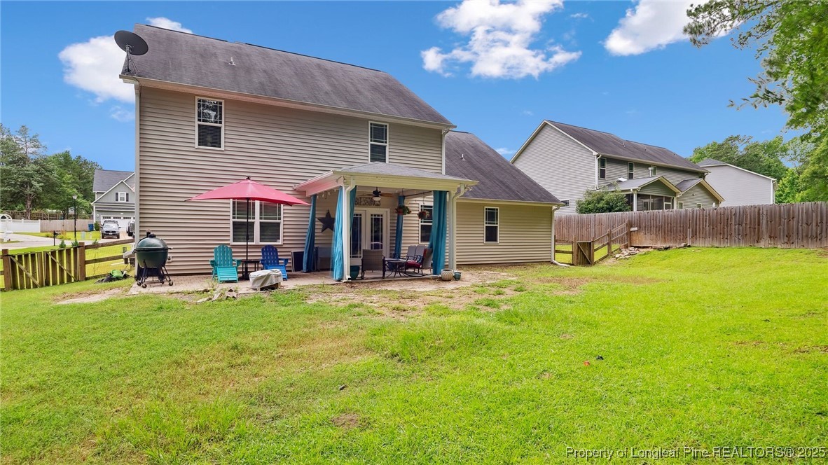 75 Bynum Court Carthage, NC 28327 - Photo 44 of 49 a view of a house with a yard and sitting area