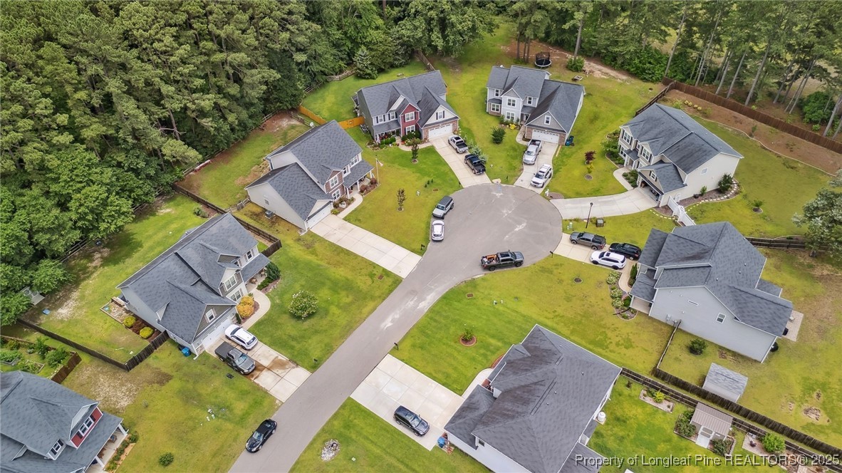 75 Bynum Court Carthage, NC 28327 - Photo 5 of 49 an aerial view of residential house with outdoor space and swimming pool
