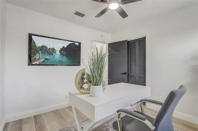 a view of a backyard of a house