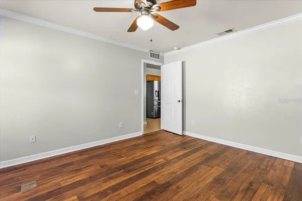 wooden floor in an empty room