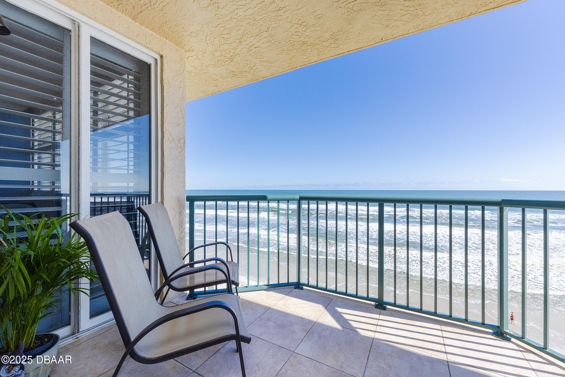 4545 South Atlantic Avenue, Unit 3704 Ponce Inlet, FL 32127 - Photo 20 of 66 a view of a balcony with chair